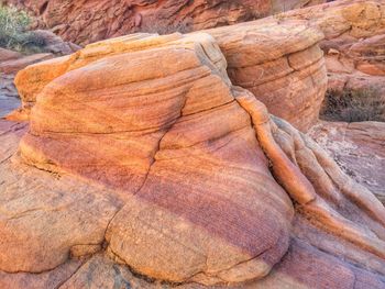 Rock formations in a desert