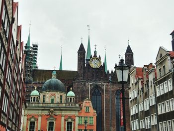 View of cathedral against sky in city