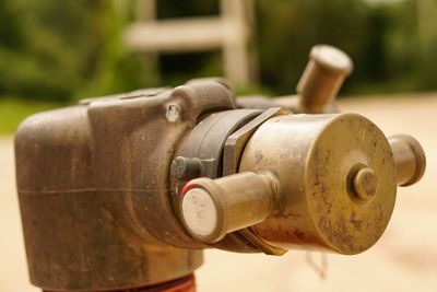 Close-up of fire hydrant