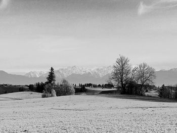 Scenic view of landscape against sky