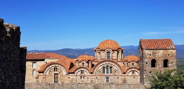 Historic building against blue sky