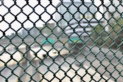 Full frame shot of chainlink fence