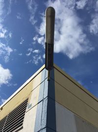 Low angle view of building against sky