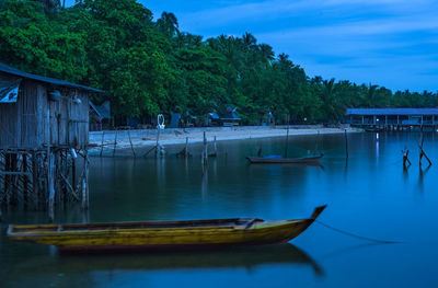 Tranquil morning by the beach