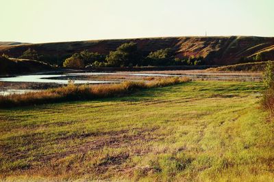 Scenic view of landscape against sky