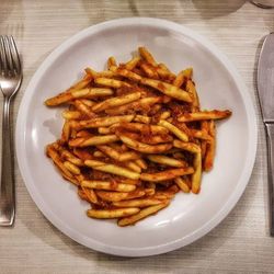 Close-up of food in plate