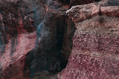 Full frame shot of rock formation