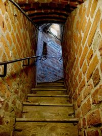 Interior of old tunnel