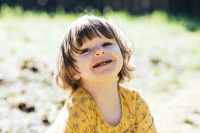 Portrait of a smiling girl