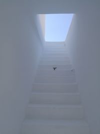 Low angle view of staircase in building