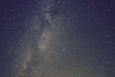 Low angle view of stars in sky