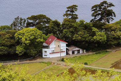 Small house isolated in izu peninsula