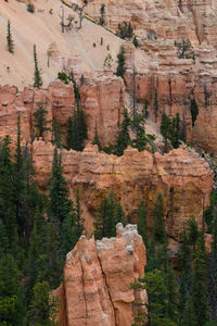 View of rock formations