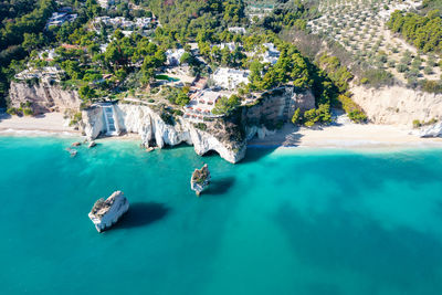 View of boats in sea