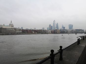 View of buildings at waterfront