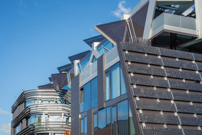 Low angle view of building against sky