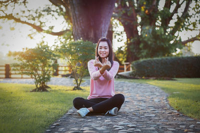 exercising