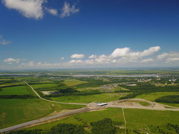 Scenic view of landscape against sky