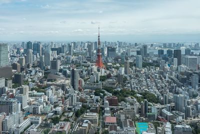 Aerial view of cityscape