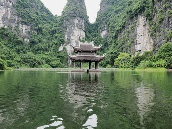 Scenic view of lake