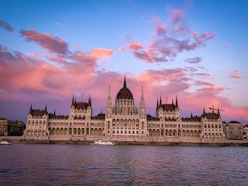View of buildings at waterfront