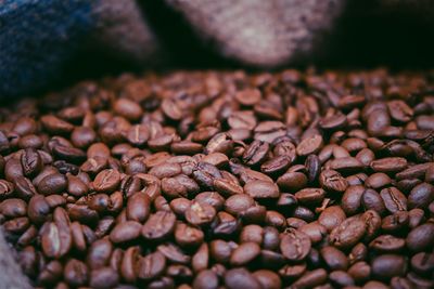 Full frame shot of coffee beans