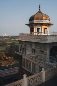 View of taj mahal from agra fort