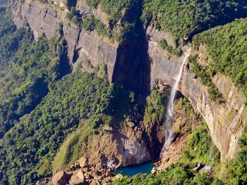 Waterfall from high angle view