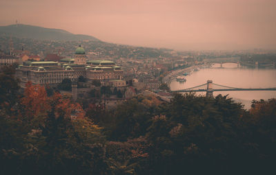 Scenic view of cityscape against sky