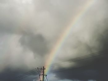 Low angle view of cloudy sky