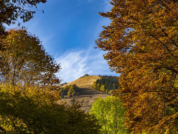 Autumnal landscape in valle intelvi