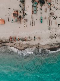 Aerial view of beach