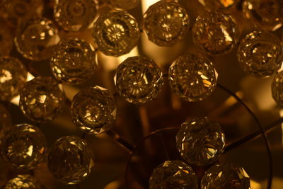 Cropped image of chandelier