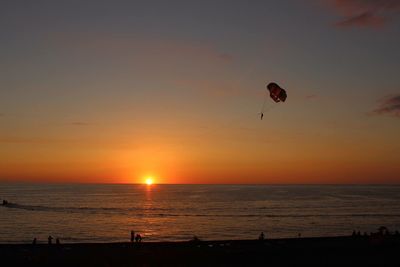 Sea at sunset