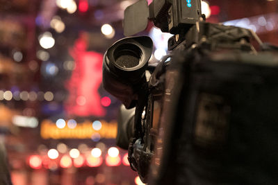 Video cameras at press conference during the berlinale international film festival of berlin