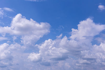 Low angle view of clouds in sky