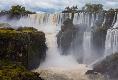 View of waterfall