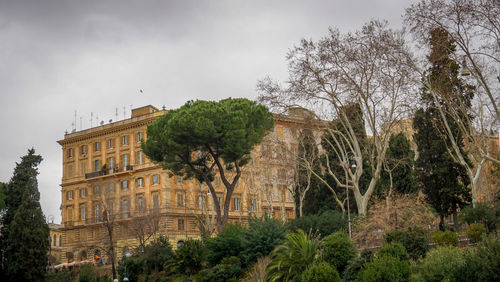 Low angle view of historical building against sky