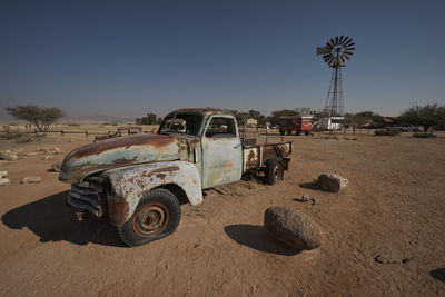 Old car ruined 