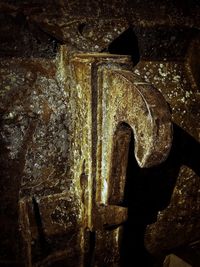 Close-up of rusty metal