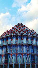 Low angle view of building against sky