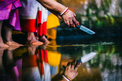 This is the part one of indian the hindu wedding rituals. close-up.