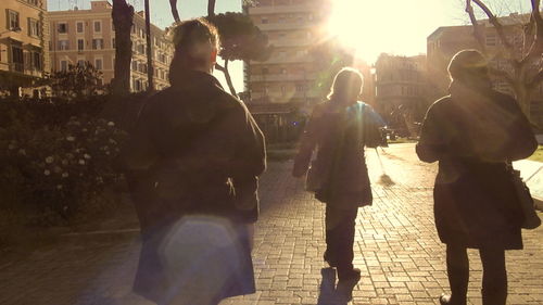 Men in city