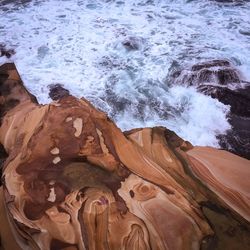 Close-up of sea waves