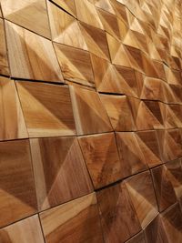 Full frame shot of wooden wall