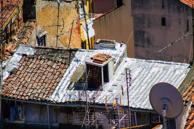 Old houses in building