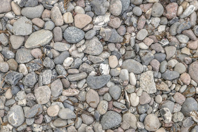 Full frame shot of pebbles