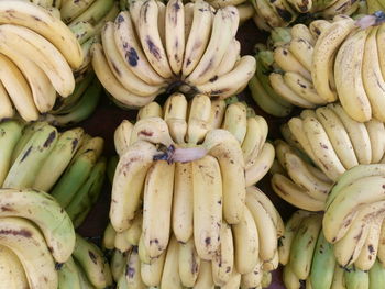 Full frame shot of banana for sale