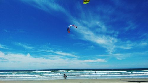 Tourists enjoying on beach