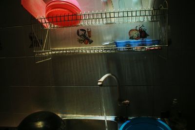 Illuminated lights in water